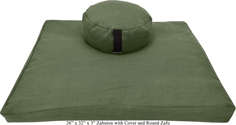 Premium Meditation Cushion and Mat Set - Image 2